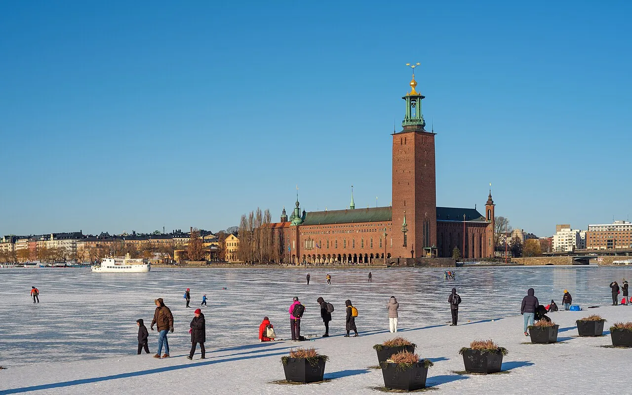 Stockholm Belediye Binasi Kulesi